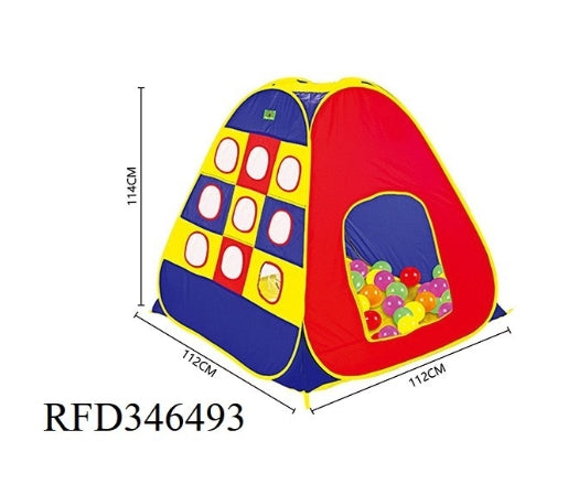 Kids Tent with Large Car Playhouse for Indoor/Outdoor