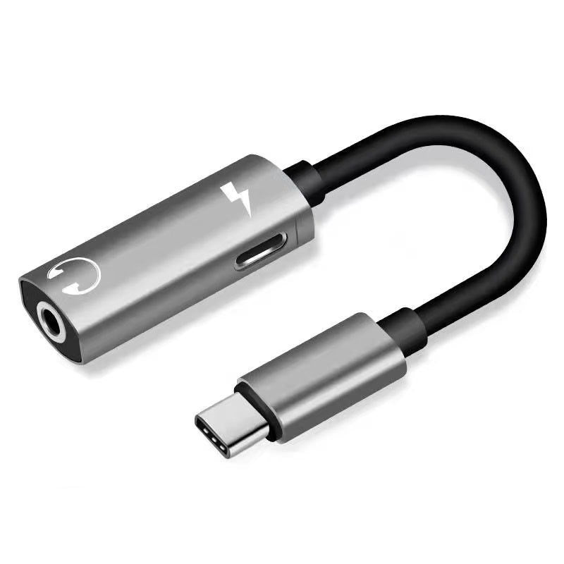 2-in-1 Type-C Adapter for Charging and Audio Output