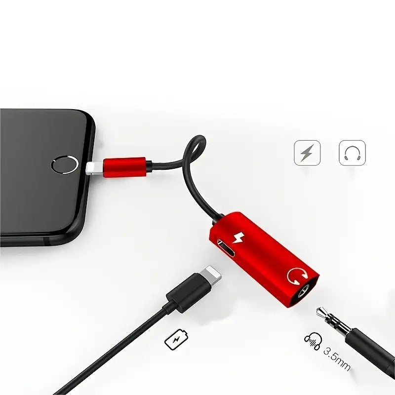 2-in-1 Type-C Adapter for Charging and Audio Output