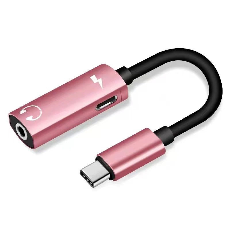 2-in-1 Type-C Adapter for Charging and Audio Output