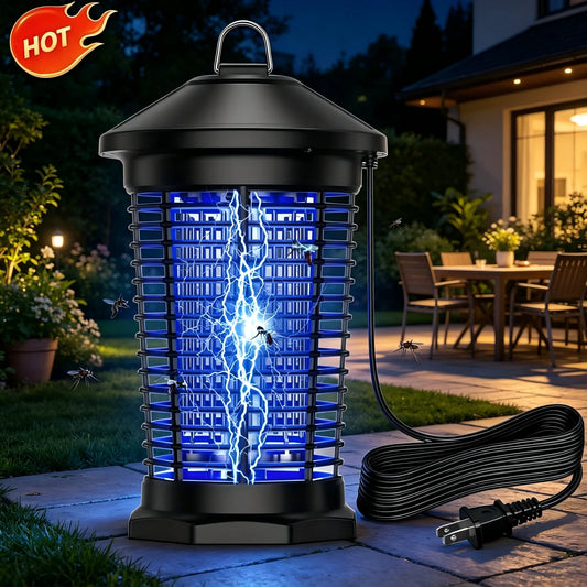 Outdoor Bug Zapper 4000V Indoor Electronic Mosquito Killer Lantern Waterproof Fly Trap Insect Killer