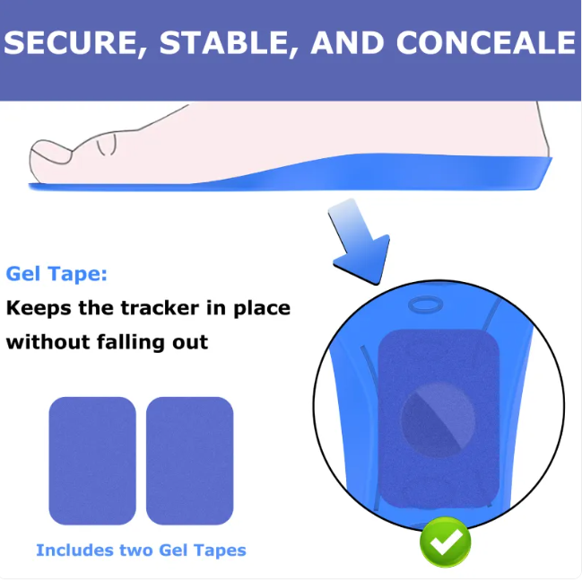AirTag Cushion Insoles — Hidden Tracker Shoe Insert