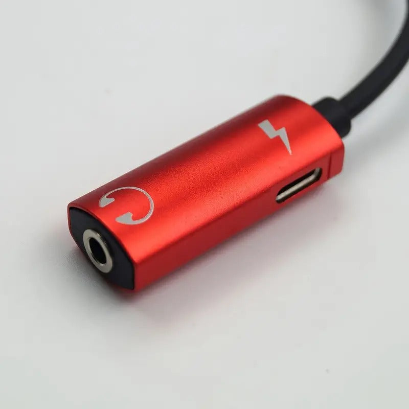 2-in-1 Type-C Adapter for Charging and Audio Output